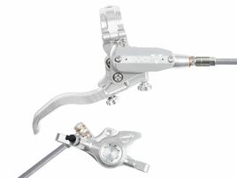 Hope Tech 4 EVO X2 Rear Disc Brake - Silver / Silver 2026