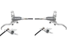 Hope Paire de freins à disques Tech 4 Evo X2 - Argent / Smoke - Durite standard 2026
