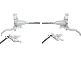 Hope Paire de freins à disques Tech 4 Evo X2 - Argent / Argent - Durite standard 2026