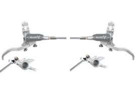 Hope Paire de freins à disques Tech 4 Evo X2 - Argent / Smoke - Durite aviation 2026
