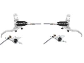 Hope Paire de freins à disques Tech 4 Evo X2 - Argent / Noir - Durite aviation 2026