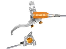 Hope Frein arrière Tech 4 EVO X2 Flat Mount - Argent / Orange 2026