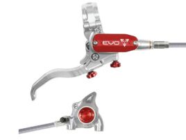 Hope Frein à disque arrière Tech 4 EVO X2 Flat Mount - Argent / Rouge 2026