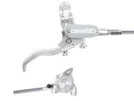 Hope Tech 4 EVO X2 Flat Mount Rear Disc Brake - Silver / Silver 2026