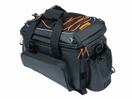 Basil Waterproof Miles Tarpaulin Trunkbag XL Pro 9-36 litres Black/Orange