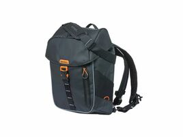 Basil Mochila para bicicleta Basil Miles Tarpaulin de 17L Negro/Naranja 2024