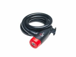 Qloc Security Antivol Spirale à clé Ø8 - 1500mm - avec support