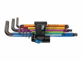 Wera Jeu de clés mâles Allen Hex Plus Multicolor HF 1 (9 pièces)