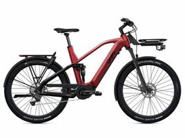 O2feel Vélo électrique Vern FS Adventure 7.1 Rouge - iPA540 Gen2 - Porte-bagages 2026