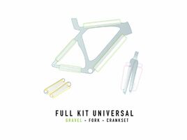 Monkey Products Kit de protection universel Gravel - Cadre, Fourche et Pédalier