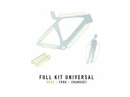 Monkey Products Kit de protection universel Route - Cadre, Fourche et Pédalier