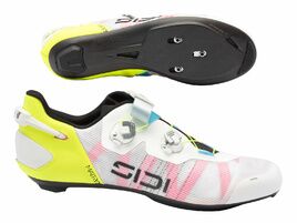 Sidi Chaussures Route WIRE 3 Blanc / Jaune Fluo 2026