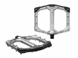 Crank Brothers Pedales Stamp EVO Plata 2026