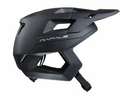 Casque VTT jet Kenny Racing Rafale noir mat avec boucle magnétique Fidlock