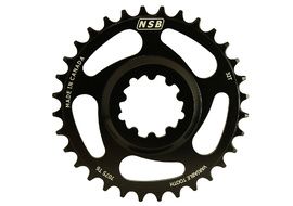 North Shore Billet Variable Tooth Direct Mount 6 mm chainrings for Sram - 34 T