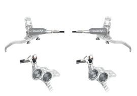 Hope Paire de freins à disques Tech 4 Evo TR4 - Argent / Smoke - Durite standard 2026