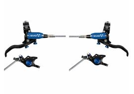 Hope Paire de freins à disques Tech 4 Evo X2 - Noir / Bleu - Durite aviation 2026