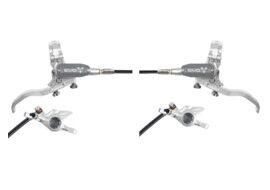 Hope Paire de freins à disques Tech 4 Evo X2 - Argent / Smoke - Durite standard 2026