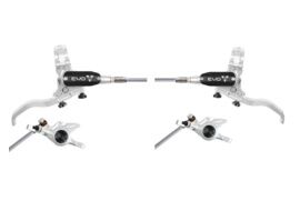 Hope Paire de freins à disques Tech 4 Evo X2 - Argent / Noir - Durite aviation 2026