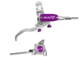 Hope Frein à disque arrière Tech 4 EVO X2 Flat Mount - Argent / Violet 2026