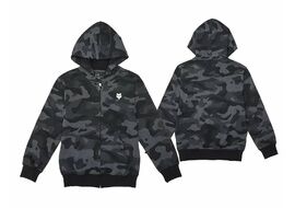 Fox Sweat à capuche zippé enfant Fox Head - Camo Noir 2025