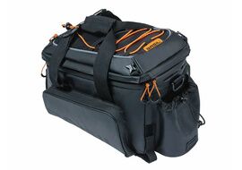 Basil Miles Tarpaulin Trunkbag XL Pro MIK 9-36L Negro/Naranja
