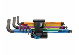 Wera Jeu de clés mâles Allen Hex Plus Multicolor HF 1 (9 pièces)