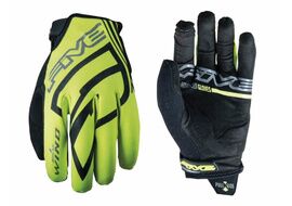 Five WB Windbreaker Gloves Fluorescent yellow