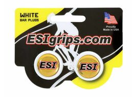 ESI Embouts de guidon Blanc