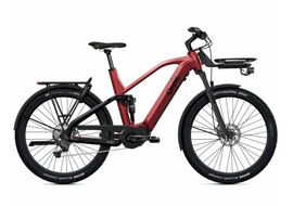 O2feel Vélo électrique Vern FS Adventure 7.1 Rouge - iPA540 Gen2 - Porte-bagages 2026