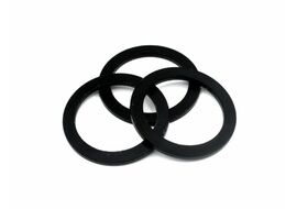 Black Bearing 3-Piece Spacer Kit for Crank Axle (24 mm / 30 mm / DUB)