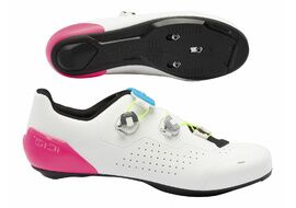 Sidi GENIUS X WYVE Road Shoes - White / Fluorescent Pink 2026