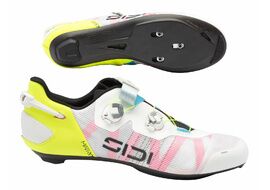 Sidi WIRE 3 Road Shoes - White / Fluo yellow 2026