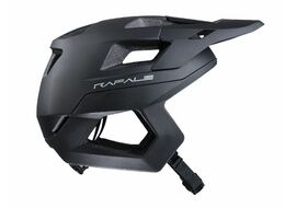 Casque VTT jet Kenny Racing Rafale noir mat avec boucle magnétique Fidlock