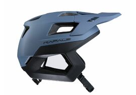 Casque VTT jet Kenny Racing Rafale bleu et noir avec boucle magnétique Fidlock
