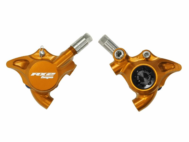 Hope Pinza de freno RX2 Flat mount - Versión DOT - Naranja 2026