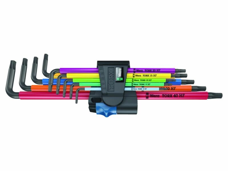 Wera Jeu de clés mâles coudées TORX HF 1 (9 pièces) - Version longue