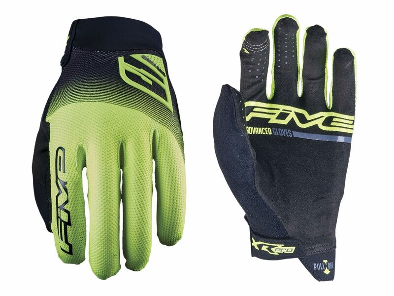 Five Guantes XR-Pro Negro/Amarillo fluorescente