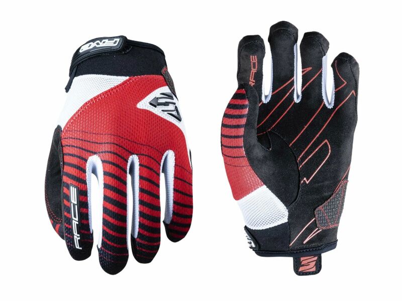 Five RACE KIDS Gloves Red