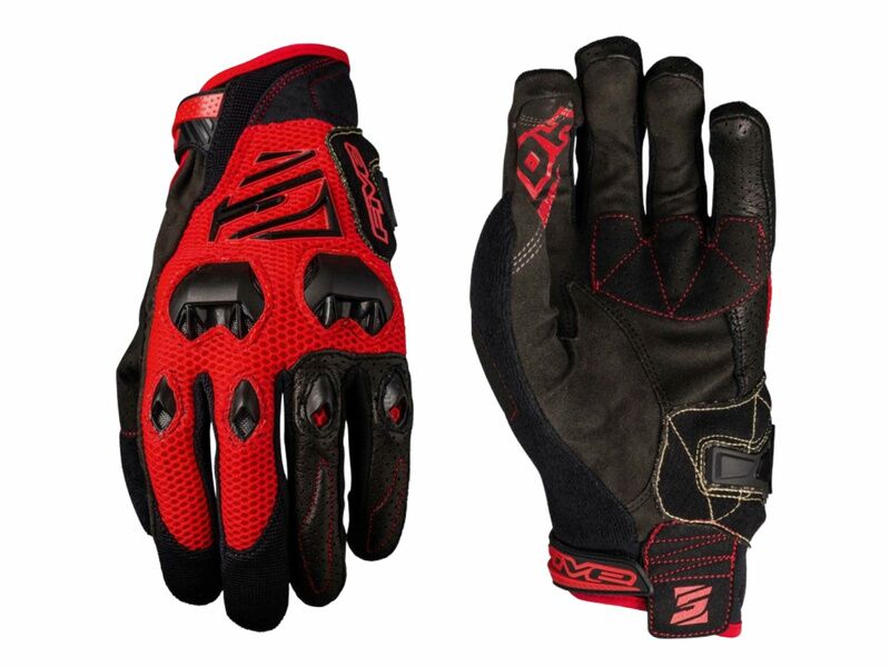 Five DH Gloves Black/Red