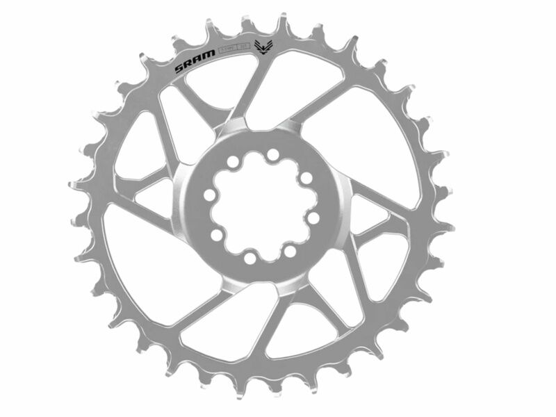 Sram Plato Eagle 90 T-Type de Acero Direct Mount 8 tornillos 12V - Plata 2025