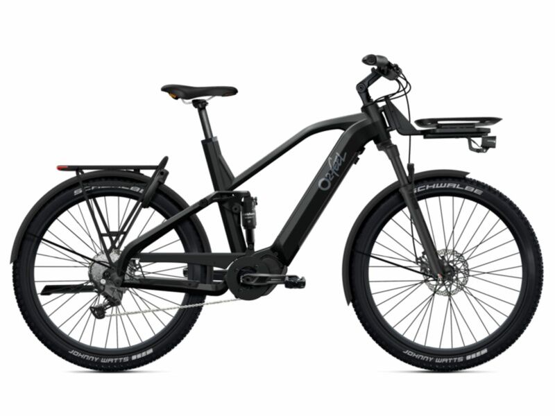 O2feel Vélo électrique Vern FS Adventure 7.1 Noir - iPA835 Gen2 - Porte-bagages 2026