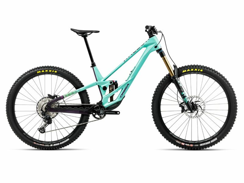 Orbea Bicicleta Enduro Rallon E10 450 - Aloha Green / Fantasy Purple Carbon View 2026