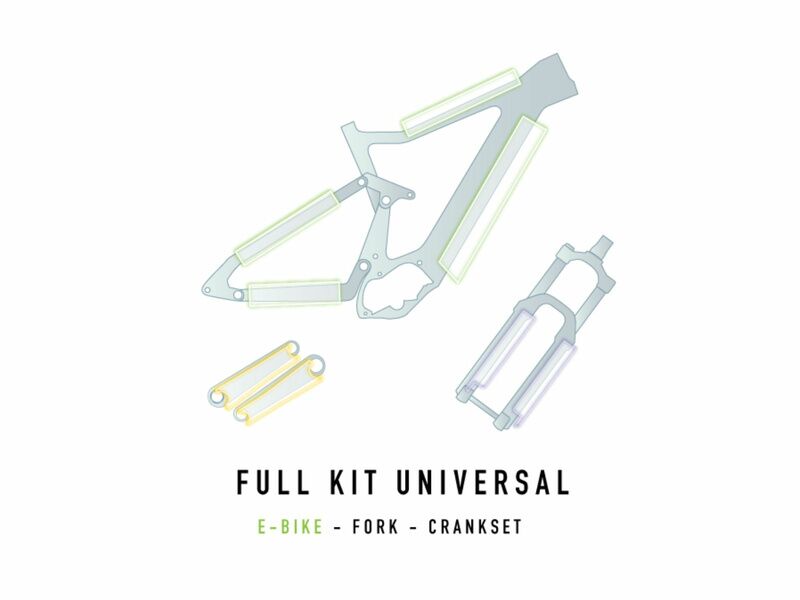 Monkey Products Kit de protection universel e-Bike - Cadre, Fourche et Pédalier