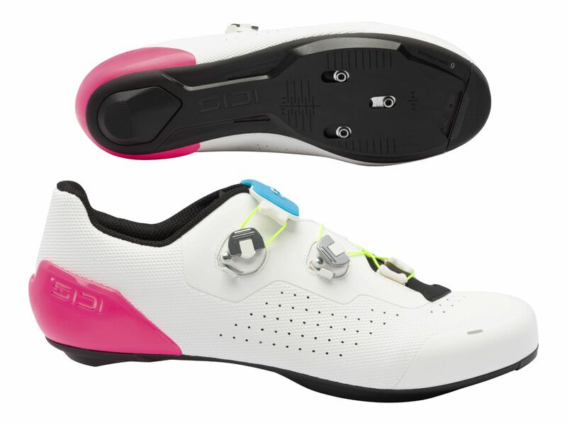 Sidi Chaussures Route GENIUS X WYVE Blanc / Rose Fluo 2026