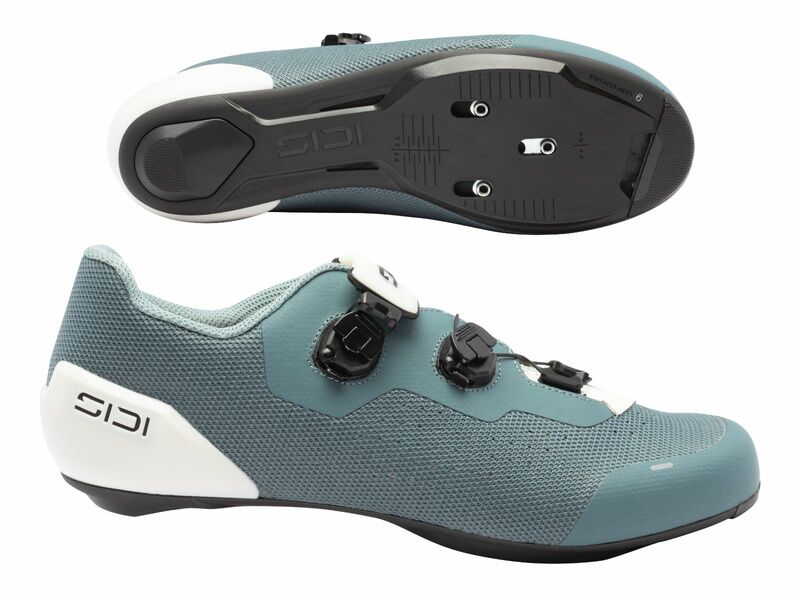 Sidi Chaussures Route GENIUS X WYVE Gris Bleu / Blanc 2026