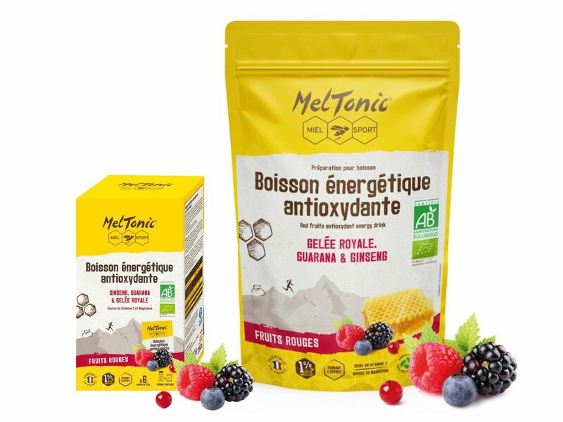 Meltonic Boisson Energétique Antioxydante Bio saveur fruits rouges