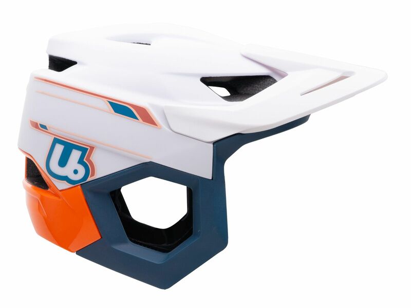 Urge Casque Rascas - Artic Flare Blanc/Orange 2026