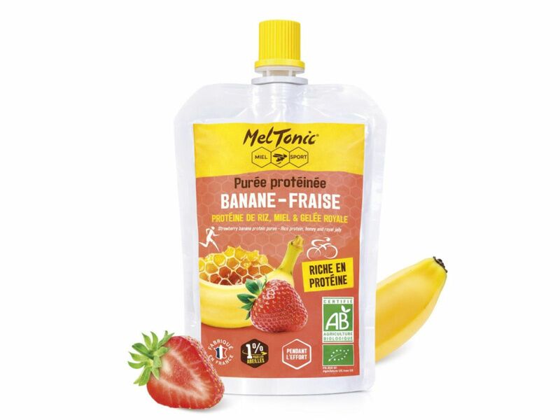 Meltonic Crème protéinée Bio saveur Banane et Fraise