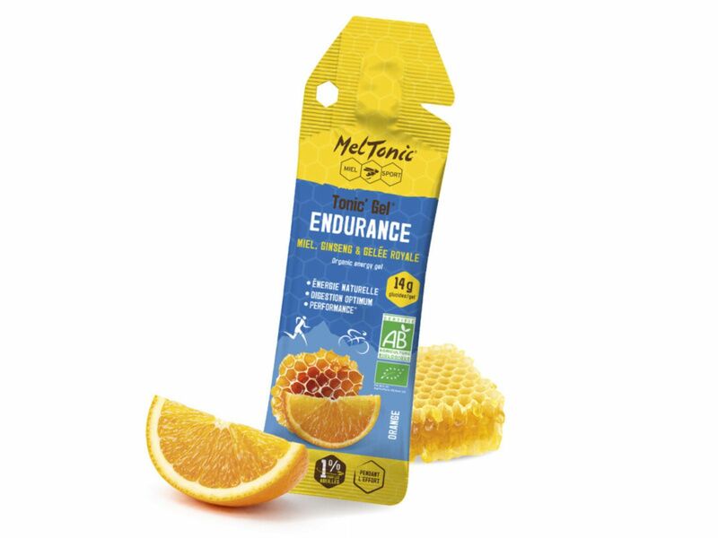 Meltonic Gel énergétique Tonic'Gel Endurance Bio saveur Miel et Orange